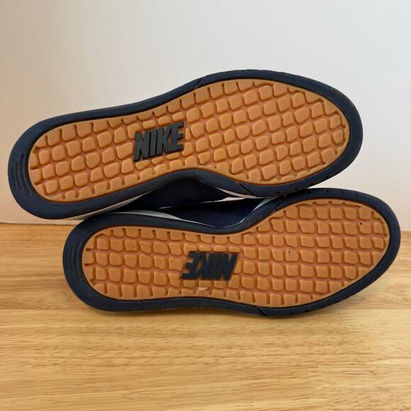 Nike GTS Canvas Shoes Tan Navy Blue Vintage 2001 Men’s Size 7 - 140330-242 - Picture 7 of 9